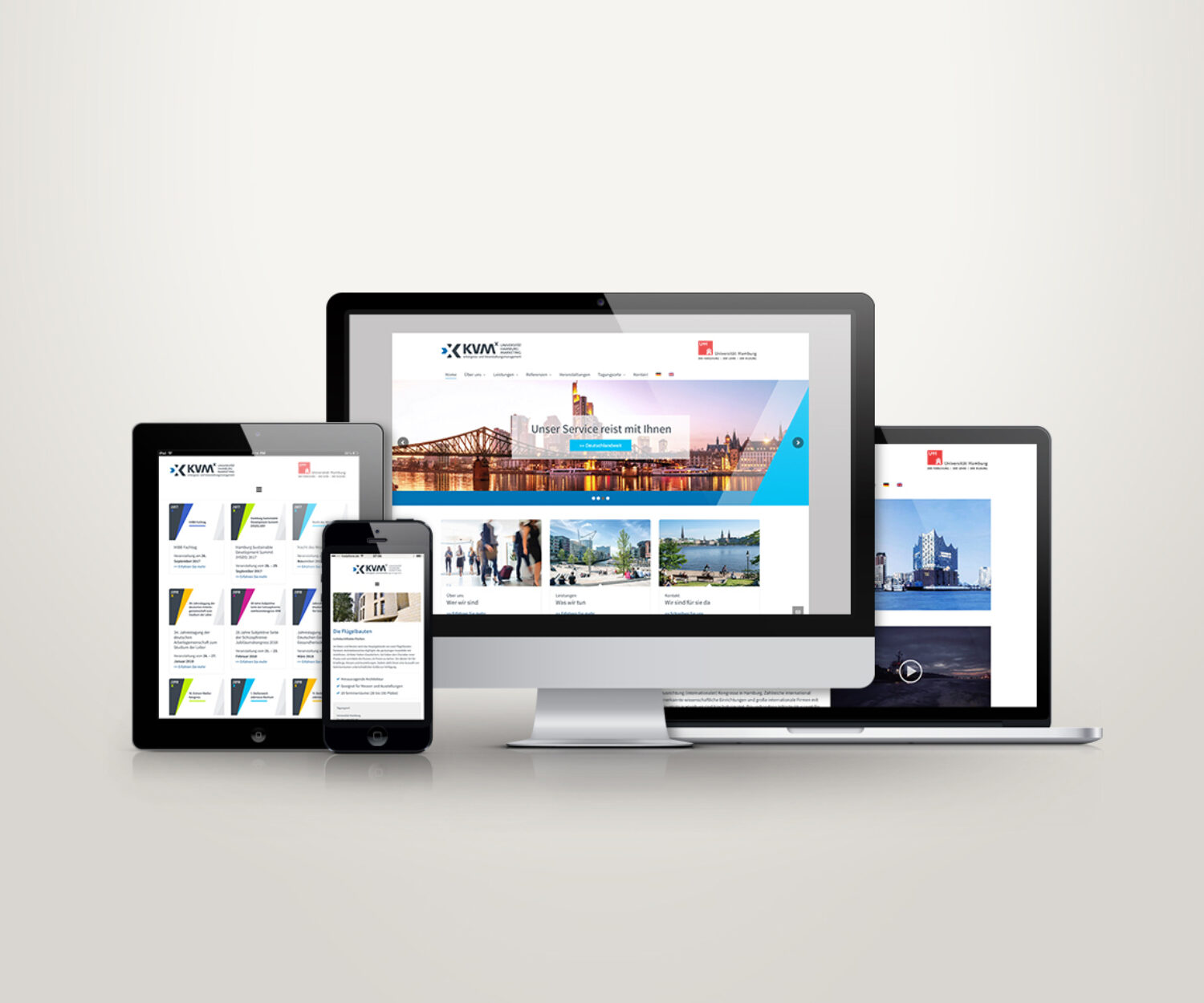 KVM - Kongress- und Veranstaltungsmanagement - Universität Hamburg Marketing - Website